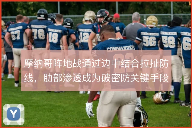 摩纳哥阵地战通过边中结合拉扯防线，肋部渗透成为破密防关键手段