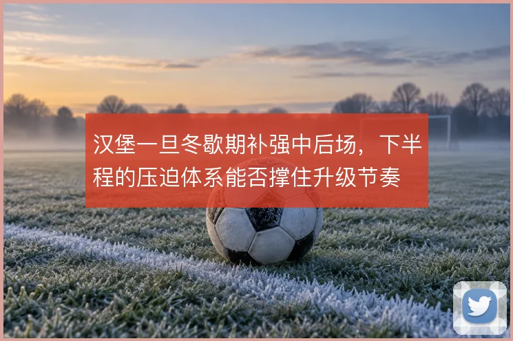 汉堡一旦冬歇期补强中后场，下半程的压迫体系能否撑住升级节奏